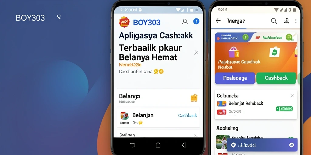Tampilan antarmuka BOY303 dengan fitur Cashback yang menarik.
