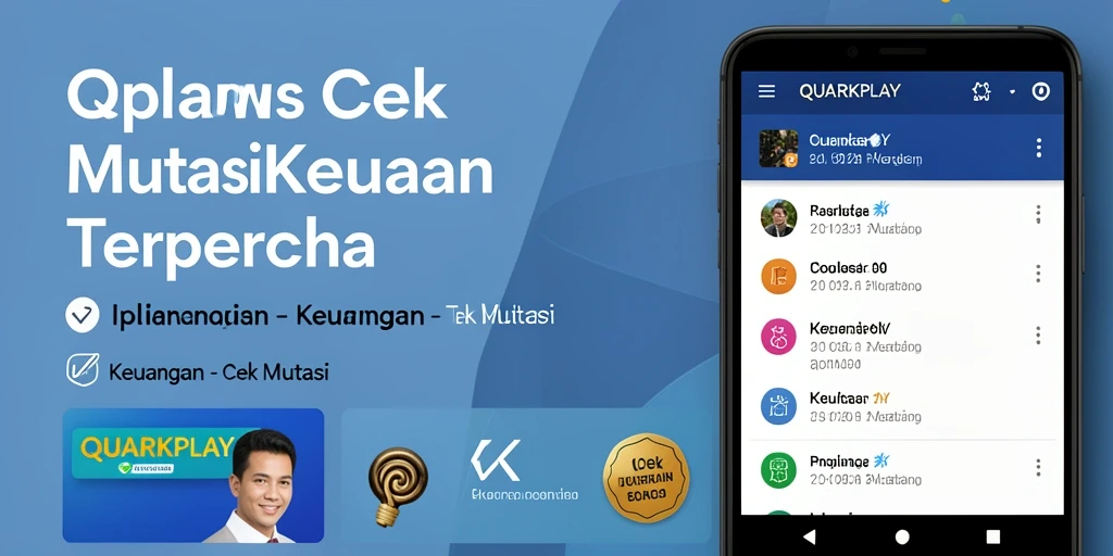 Antarmuka QUARKPLAY memperlihatkan mutasi keuangan dengan jelas.