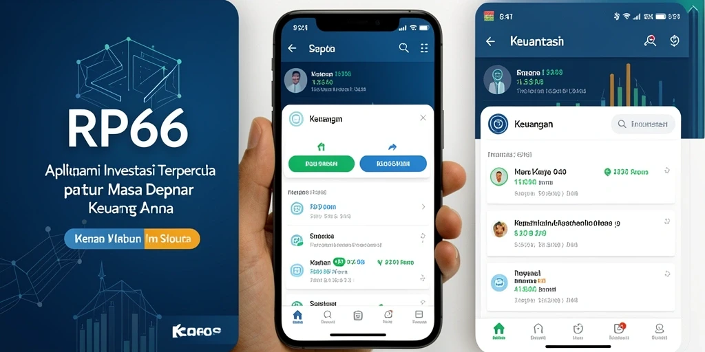 Screenshot antarmuka RP66 menunjukkan fitur investasi yang intuitif dan mudah digunakan.